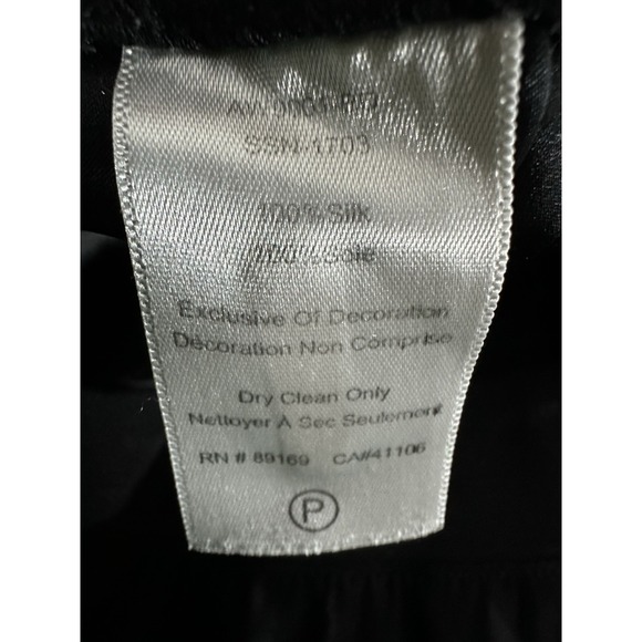 ATM Anthony Thomas Melillo 100% Silk Jogger Pants Sz‎ XS Black $275 Neutral City - Picture 5 of 10